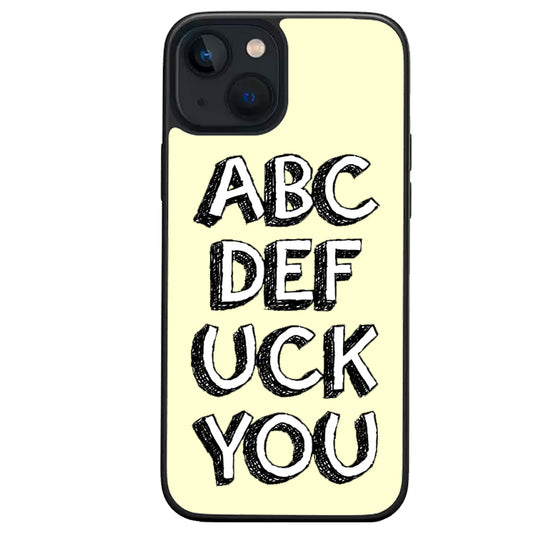 ABCDEF YOU iPhone Case